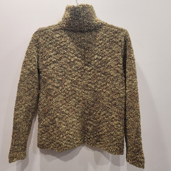 Eileen Fisher Petite Merino Wool Turtleneck Sweater - PS - Picture 2 of 5